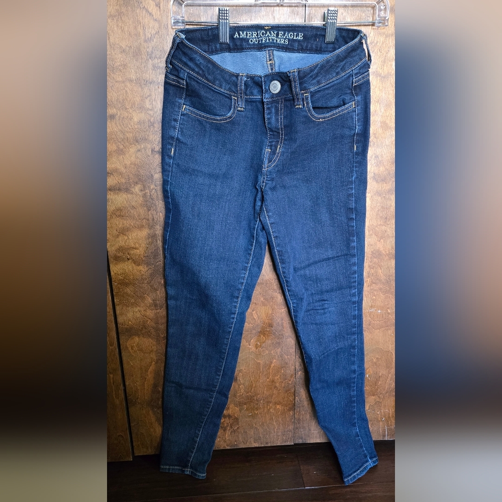 American Eagle Outfitters Blue Skinny Jegging